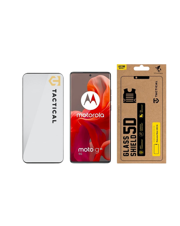 Tactical Glass Shield 5D Защитное стекло для Motorola G85 5G / чёрный