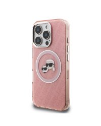 Karl Lagerfeld IML K&CH Heads Repeated Logo MagSafe Case Чехол для Apple iPhone 16 Pro Max