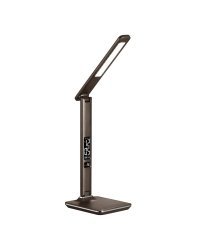 Platinet PDLU13BR 14W Business LED Настольная Лампа 350LM / 6000K / IP20 / Часы / Градусниk