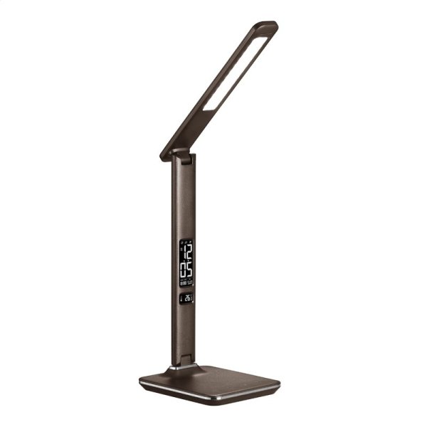 Platinet PDLU13BR 14W Business LED Настольная Лампа 350LM / 6000K / IP20 / Часы / Градусниk