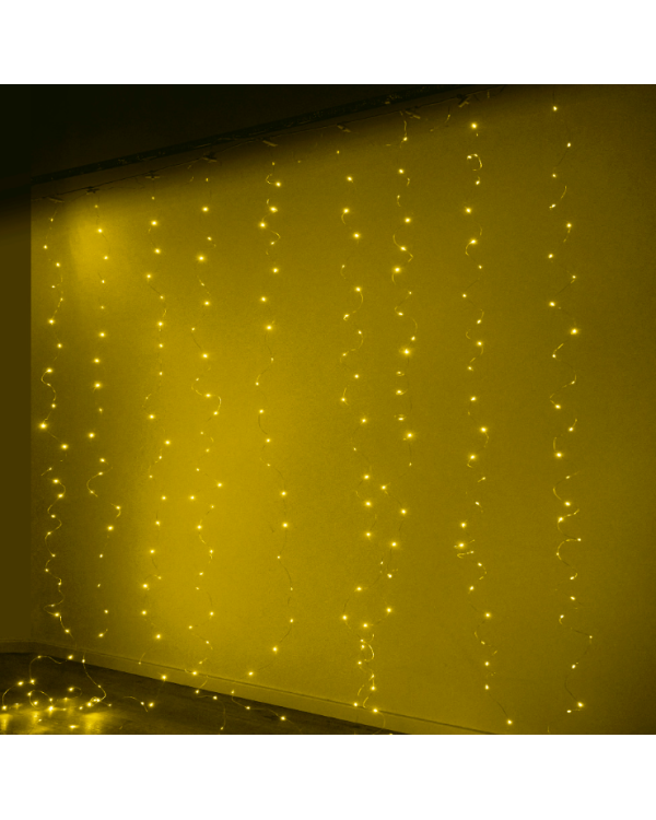 Дополнительное изображение книги «RoGer LED Светящийся Провод 300 LED Тепло-белый 3x3m»