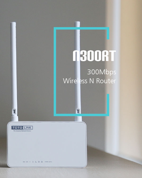 Totolink N300RT V4 Wi-Fi Router 2.4GHz 300Mbit/s