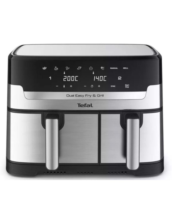 Tefal Dual Easy Fry & Grill EY905D Аэрофритюрница с горячим воздухом 8.3L 2700W
