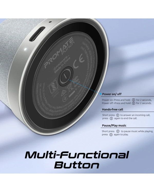 Promate Punch Mini MagSafe Bluetooth Колонка