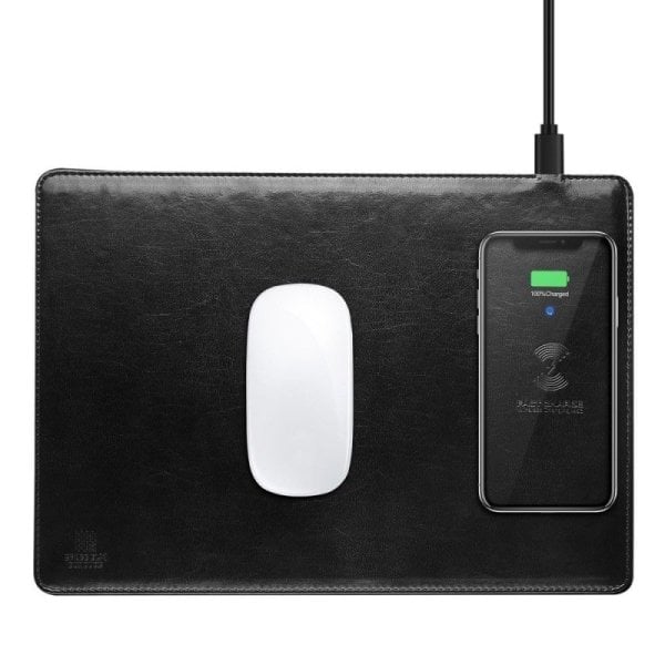 Обложка книги «Dux Ducis C4 Wireless Charger Быстрая Беспроводная Зарядка 2A / 10W + Micro USB Кабель / Черная»