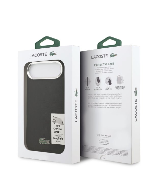 Lacoste Iconic Petit Pique Camera Stand MagSafe Чехол для iPhone Air