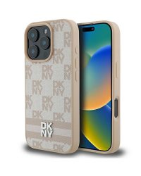 DKNY Checkered Pattern & Printed Stripes Защитный Чехол для Apple iPhone 16 Pro Max