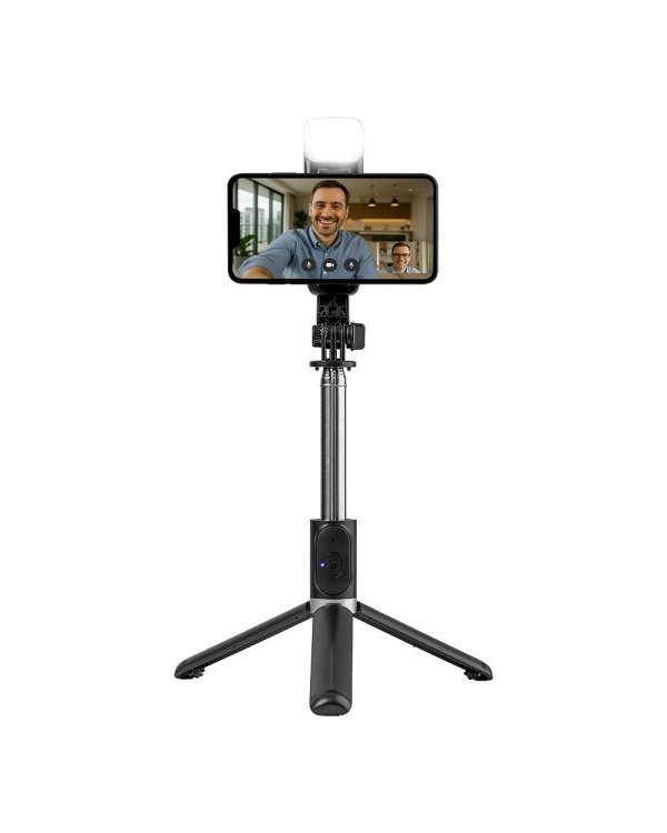 OBAL:ME SelfiePod Glow Селфи-палка для смартфонов / чёрный