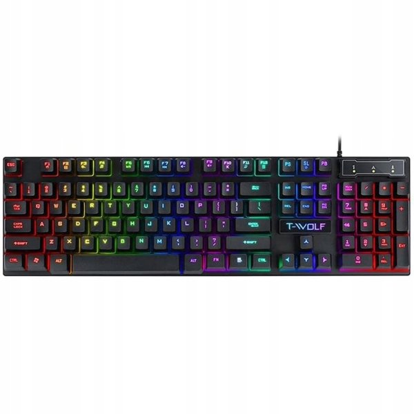 T-WOLF T20 Проводная игровая клавиатура RGB (EN)