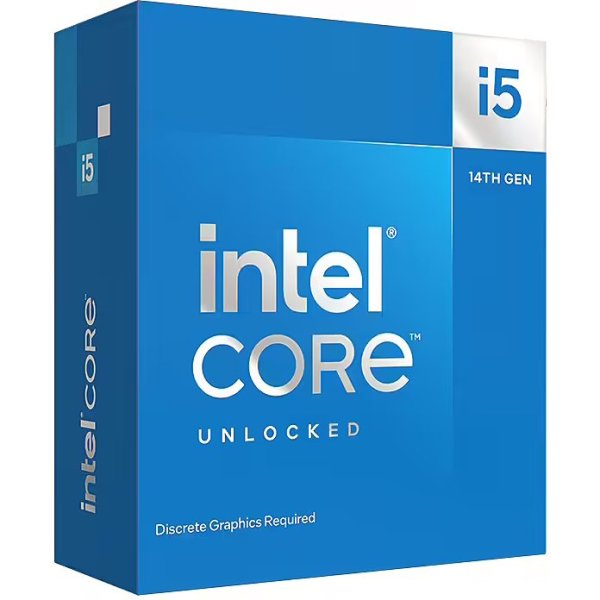 Intel Core i5-14600KF (6P+8E/20T, 3.50 GHz, 24 MB Cache, LGA1700, 125W)