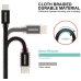 Swissten Textile Fast Charge 3A USB-C / USB-C Кабель для передачи данных и зарядки 1.2m