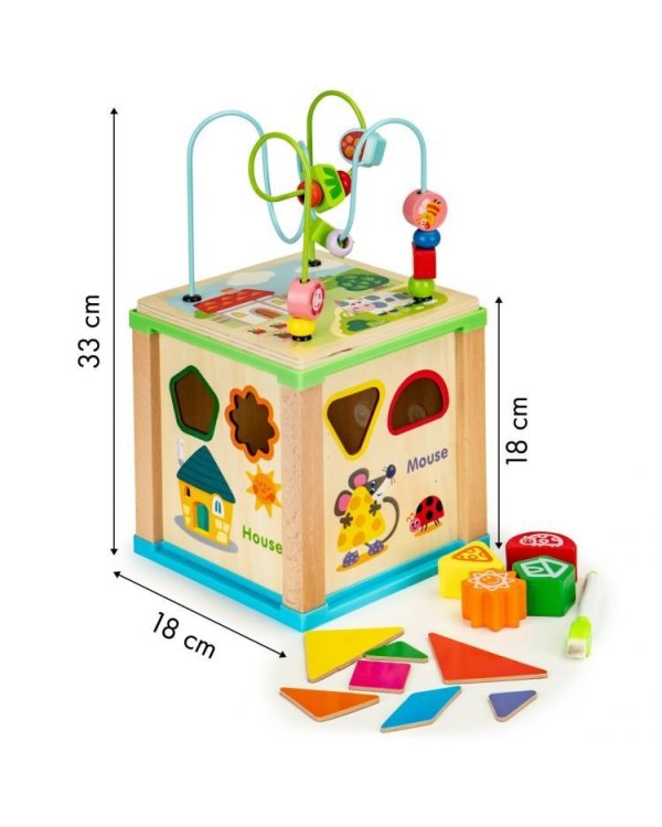 Дополнительное изображение книги «EcoToys 5в1 Сортировщик и лабиринты»