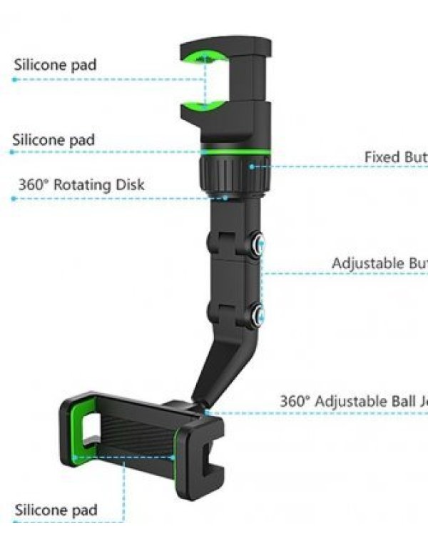 XO C107 Автомобильный держатель для телефона с креплением на зеркало заднего вида