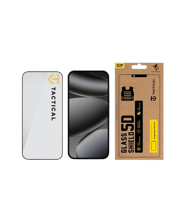Tactical Glass Shield 5D Защитное стекло для Google Pixel 10/10 Pro / чёрный