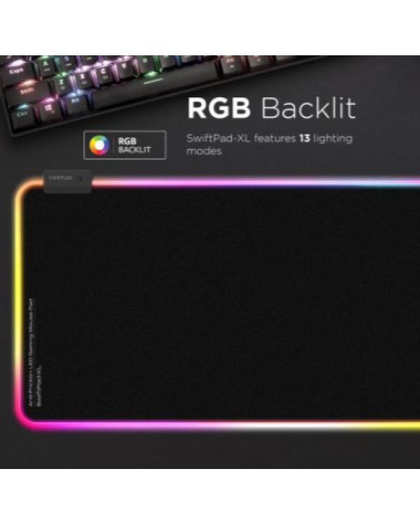 VERTUX SwiftPad-XL Игровой коврик с RGB подсветкой