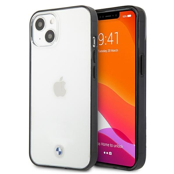 BMW BMHCP13SPCUMRBK Signature Collection Силиконовый чехол для Apple iPhone 13 Mini Прозрачный