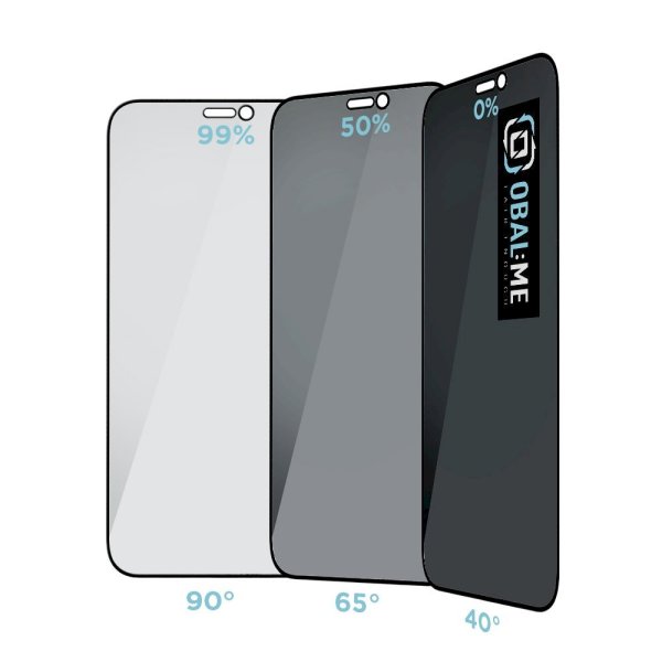 Обложка книги «OBAL:ME Privacy 5D Glass Screen Protector Защитное стекло для Apple iPhone 12 Mini / чёрный»