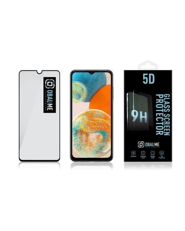Дополнительное изображение книги «OBAL:ME 5D Glass Screen Protector Защитное стекло для Samsung Galaxy A23 5G / чёрный»