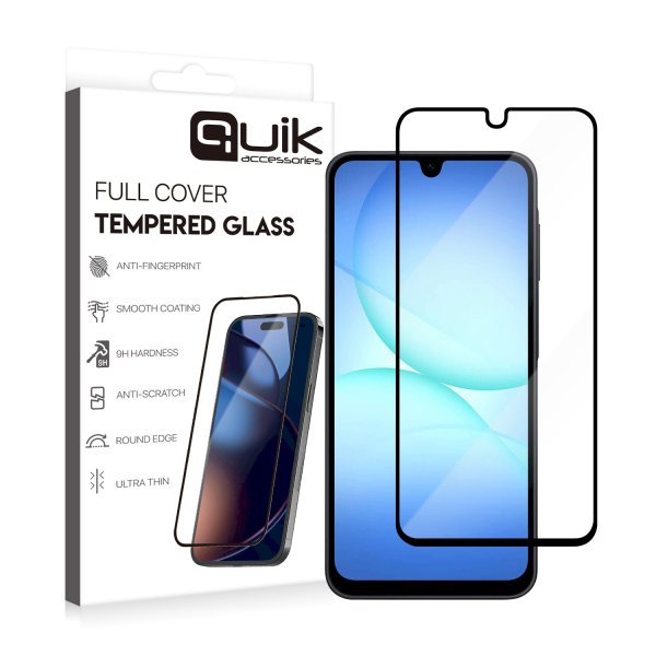 Quik Accessories Full Cover Tempered Glass Защитное Стекло для Samsung Galaxy A17