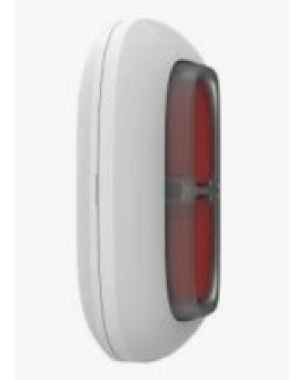 Ajax DoubleButton Белая Беспроводная Тревожная Кнопка с Двойной Защитой от Случайных Нажатий