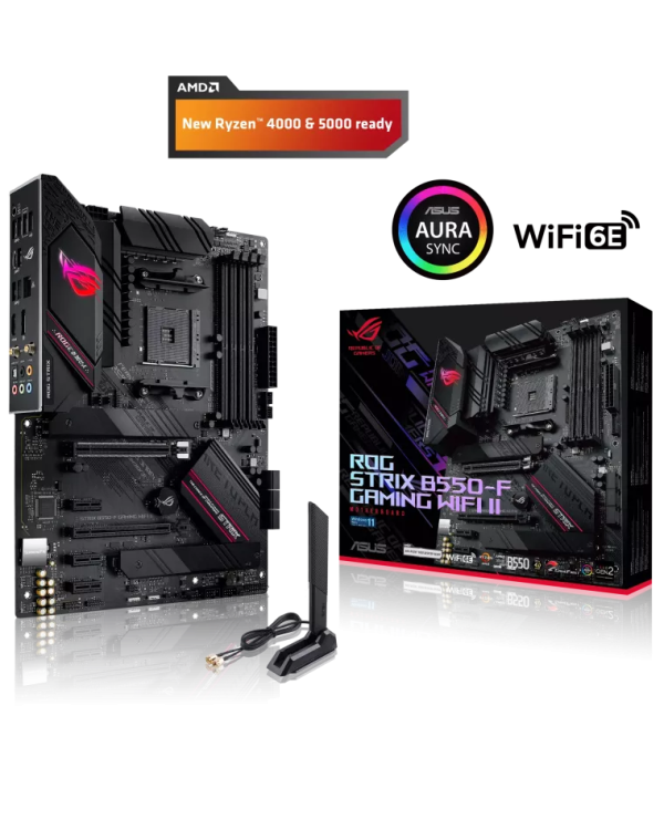Asus ROG STRIX B550-F GAMING WIFI II Материнская плата AMD B550 / Socket AM4 / ATX / Wi-Fi