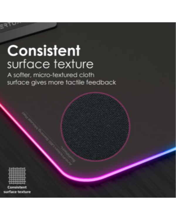 VERTUX SwiftPad-L Игровой коврик с RGB подсветкой