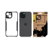 Tactical Quantum Stealth Cover Защитный чехол для Apple iPhone 15 / прозрачный/чёрный