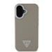 Guess PU Grained Triangle Logo MagSafe Case Защитный чехол для iPhone 16 / коричневый