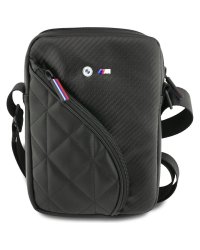 BMW Carbon Pockets & Metal Logo 8" Crossbody Сумка Для Телефона Black