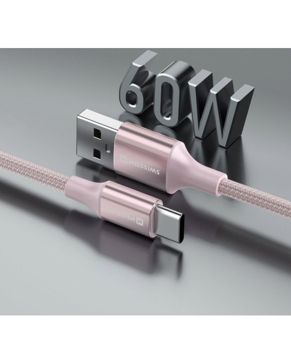 Swissten Textile II USB - USB-C Kабель для передачи данных и зарядки 1.5m