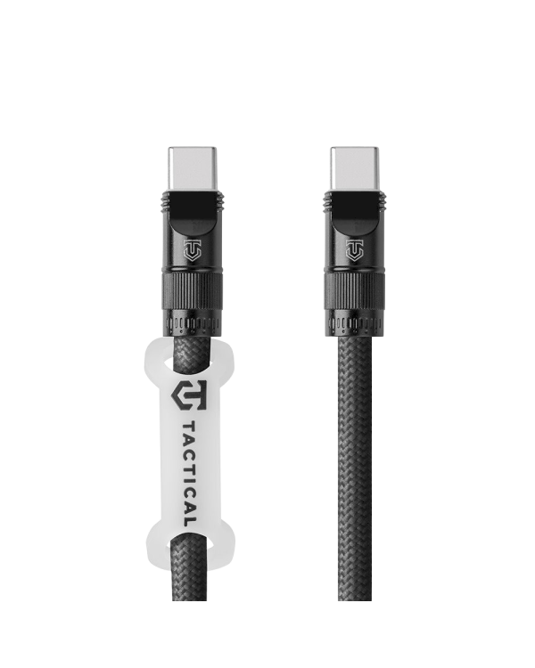 Tactical Wire Snake USB-C Ремешок на шею для телефонов 1.2m / чёрный