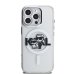 Karl Lagerfeld IML Glitter Karl and Choupette Sketch MagSafe Case Чехол для Apple iPhone 16 Pro