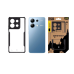 Tactical Quantum Stealth Cover Защитный чехол для Xiaomi Redmi Note 13 5G / прозрачный/чёрный