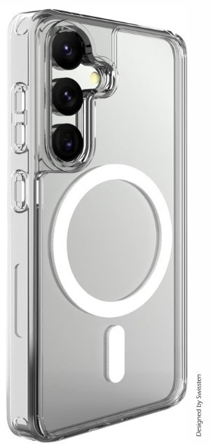 Swissten Clear Jelly MagStick Back Cace Защитный Чехол для Samsung Galaxy S24 FE 5G