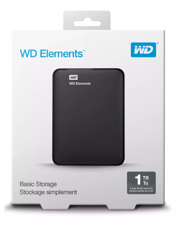 WesternDigital Elements Внешний Жесткий Диск 1TB