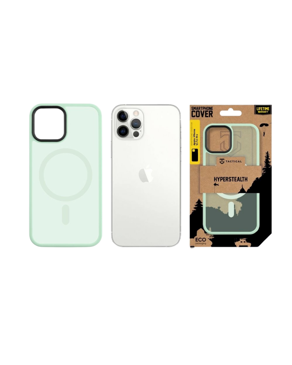 Дополнительное изображение книги «Tactical MagForce Hyperstealth Cover Защитный чехол для iPhone 12/12 Pro / пляжно-зелёный»