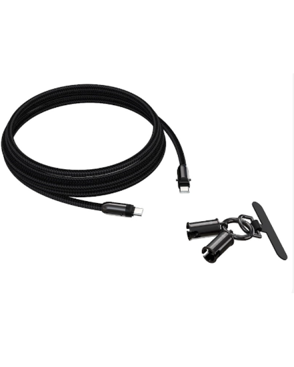 Devia 2in1 Lanyard 60W USB-C - USB-C Кабель 1.2m