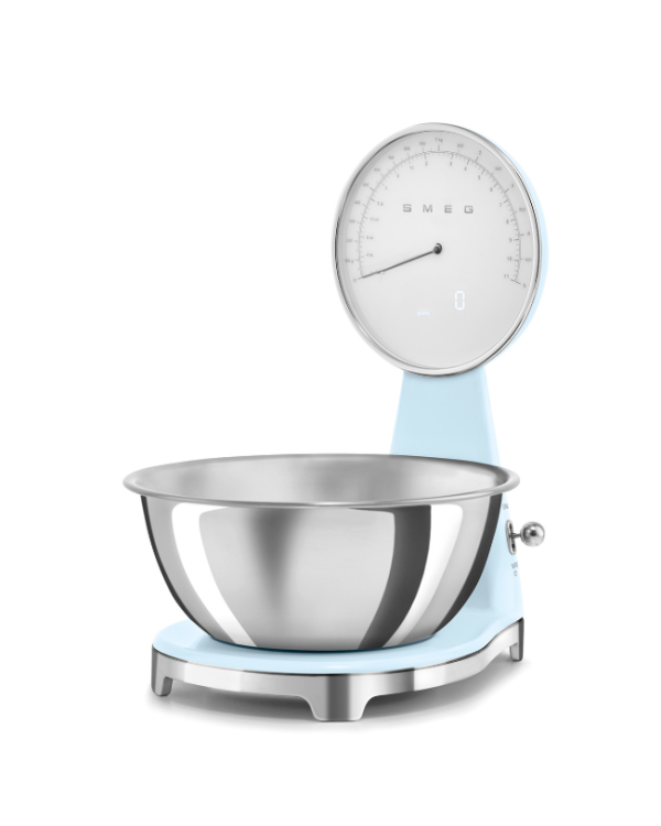 Smeg KSF01PBWW Analog and Digital Кухонные весы Pastel Blue