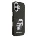 Karl Lagerfeld IML Aquarelle Karl and Choupette Case Защитный чехол для iPhone 17 / чёрный