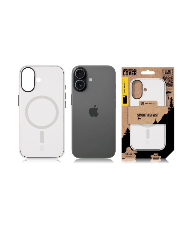 Tactical MagForce SmoothIsFast Cover Защитный чехол для Apple iPhone 17 / меловый