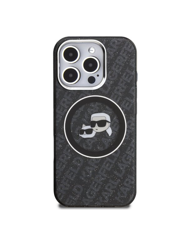 Karl Lagerfeld IML K&CH Heads Repeated Logo MagSafe Case Чехол для Apple iPhone 16 Pro Max