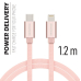 Swissten Textile USB-C To Lightning Кабель Для Зарядки и Переноса Данных Fast Charge / 3A / 1.2m