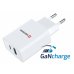 Swissten GaN Charger зарядное устройство PD 30W USB-C / USB