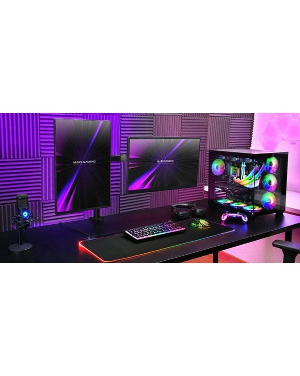 Mars Gaming MARM2 Штатив для 2x мониторов с креплением для стола