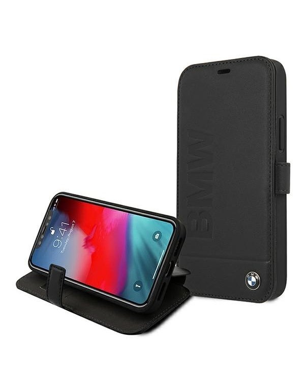 BMW BMFLBKP12SSLLBK Чехол-Книжка для Apple iPhone 12 Mini