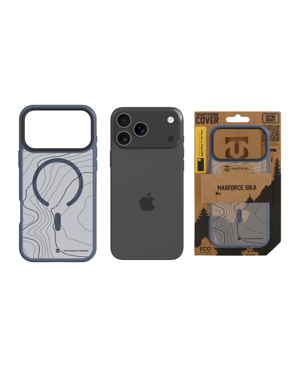 Tactical MagForce Hyperstealth Sika Cover Защитный чехол для iPhone 17 Pro Max / тёмно-синий