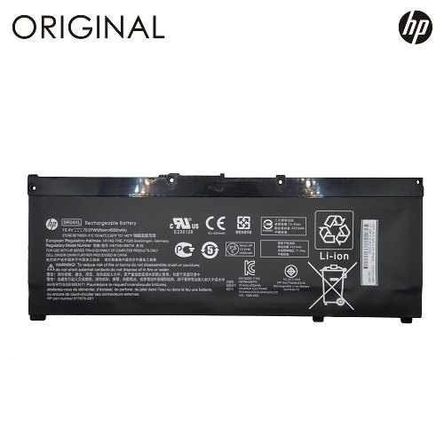 Оригинальная аккумуляторная батарея SR04XL для портативного компьютера HP 4550mAh