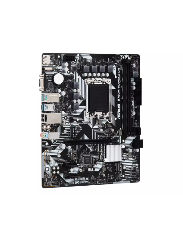 Asrock B760M-HDV M.2 D4 Материнская плата Micro-ATX / Intel B760 / LGA1700 / DDR4 / M.2