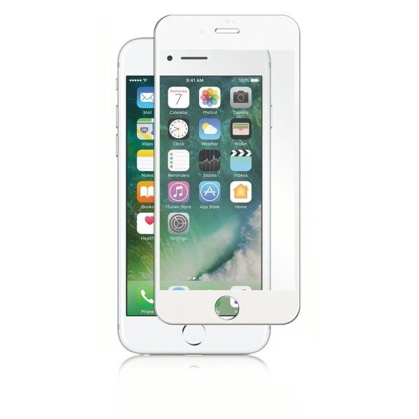 Mocco Full Face 5D / Full Glue Tempered Glass Coveraged with Frame Защитное стекло для экрана Apple iPhone 8 Белое