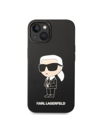 Karl Lagerfeld Liquid Silicone Ikonik NFT Защитный чехол для iPhone 14 Plus / чёрный